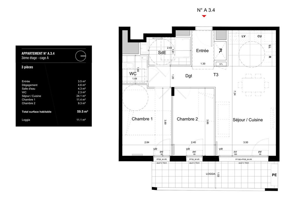 Appartement T3 BAGNEUX (92220) AGENCE LAND-IMMO